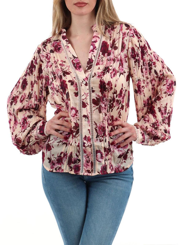 Guess Camicia Manica Lunga Donna Mod. W5RH16 WDW82 PM66 Fantasia