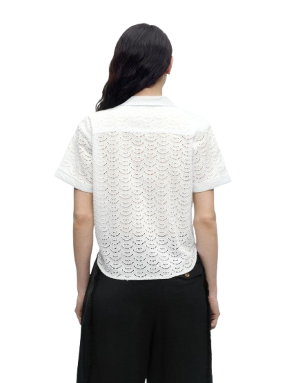 Guess Camicia m/c Donna Mod. W6GH48 W1881 G011 Bianco