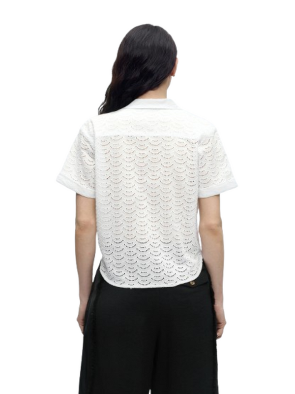 Guess Camicia m/c Donna Mod. W6GH48 W1881 G011 Bianco