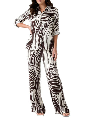 Guess Camicia Manica Lunga Donna Mod. W6GH52 W1975 PMIC Fantasia