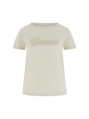 Guess T-shirt Donna Mod. W6GI08 K3023 A11C Beige