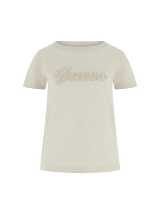 Guess T-shirt Donna Mod. W6GI08 K3023 A11C Beige