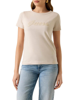 Guess T-shirt Donna Mod. W6GI08 K3023 A11C Beige