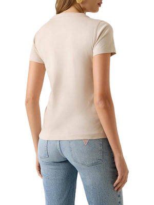 Guess T-shirt Donna Mod. W6GI08 K3023 A11C Beige