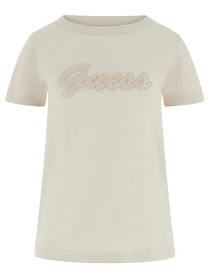 Guess T-shirt Donna Mod. W6GI08 K3023 A11C Beige