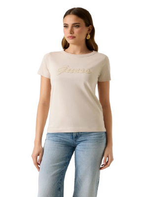 Guess T-shirt Donna Mod. W6GI08 K3023 A11C Beige