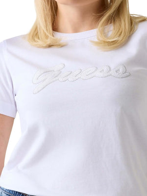 Guess T-shirt Donna Mod. W6GI08 K3023 G011 Bianco