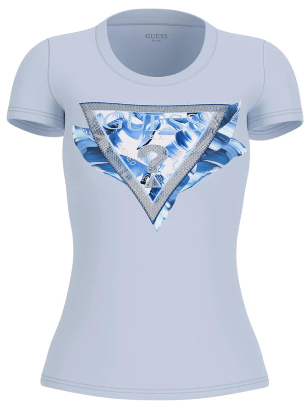 Guess T-shirt Donna Mod. W6GI11 K3026 A719 Celeste