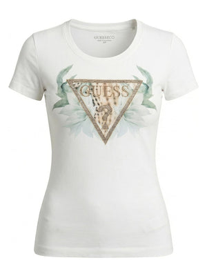Guess T-shirt Donna Mod. W6GI12 K3027 G011 Bianco