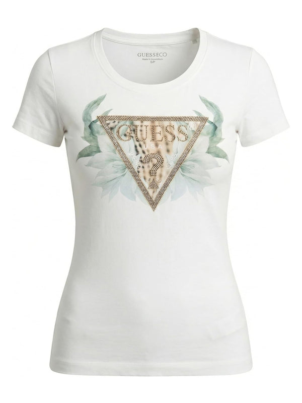 Guess T-shirt Donna Mod. W6GI12 K3027 G011 Bianco