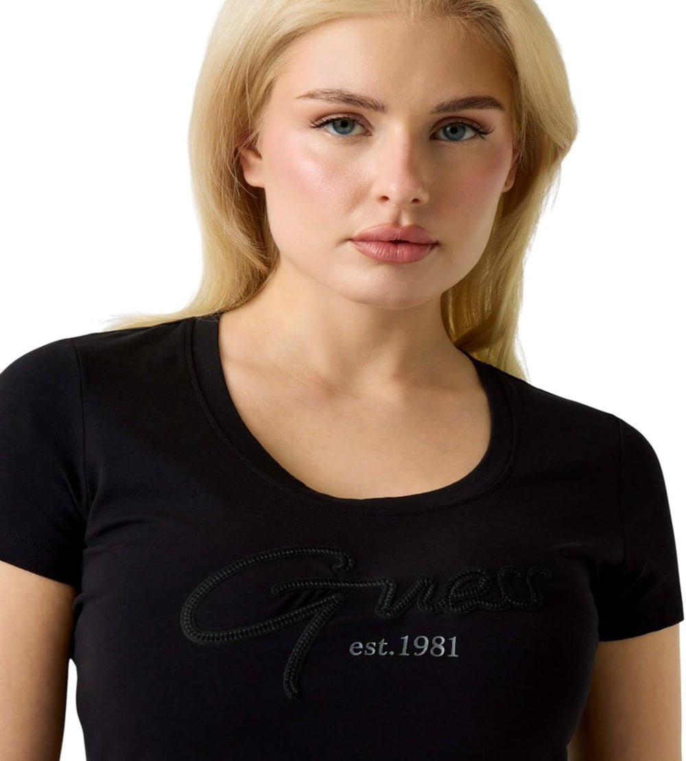 Guess T-shirt Donna Mod. W6GI14 K3033 JBLK Nero