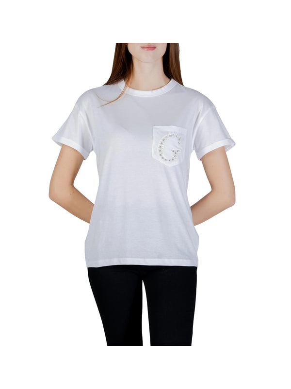Guess T-shirt Donna Mod. W6GI17 K3037 G011 Bianco