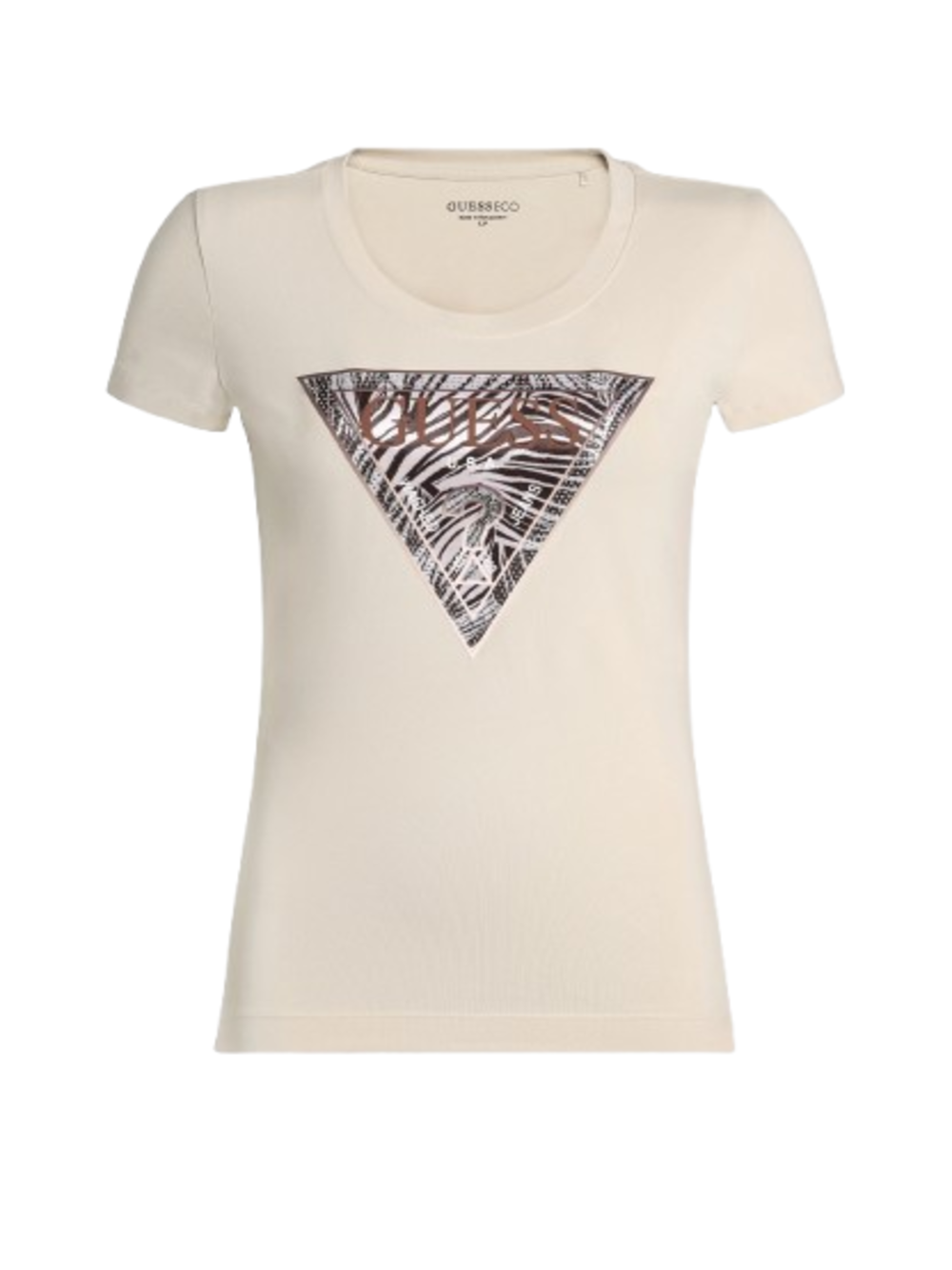 Guess T-shirt Donna Mod. W6GI19 K3042 G1M5 Beige