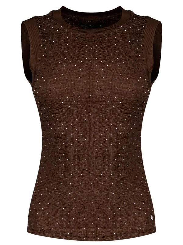 Guess Canotta Donna Mod. W6GP14 K2940 F1I7 Moro