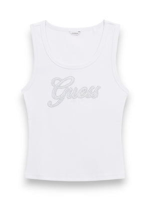 Guess Canotta Donna Mod. W6GP22 K2954 G011 Bianco