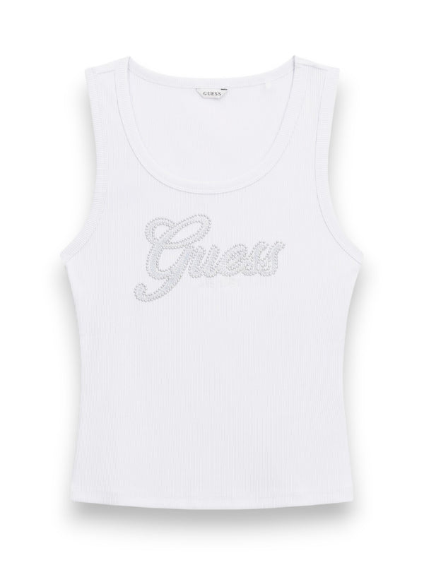 Guess Canotta Donna Mod. W6GP22 K2954 G011 Bianco