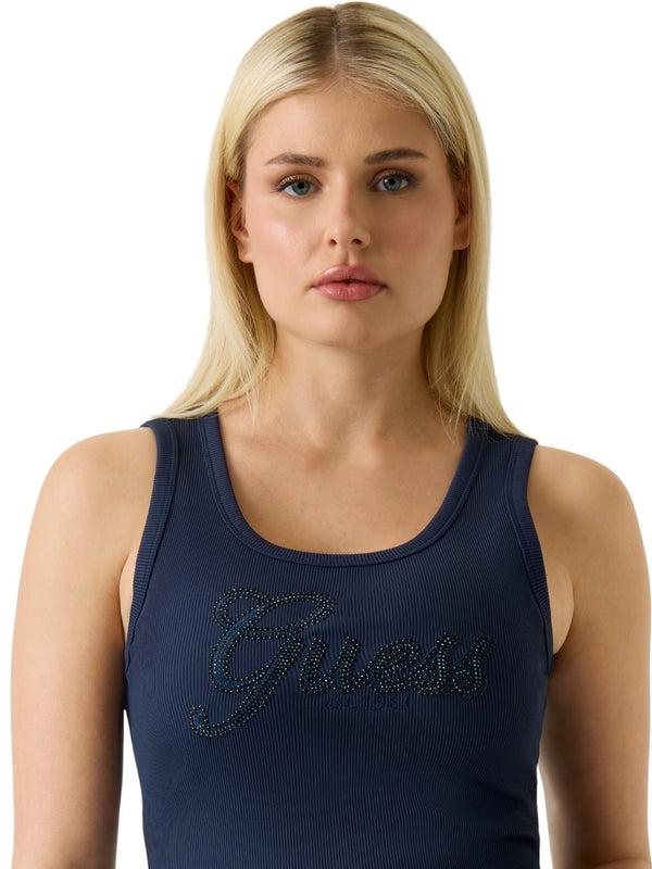 Guess Canotta Donna Mod. W6GP22 K2954 G7P1 Blu