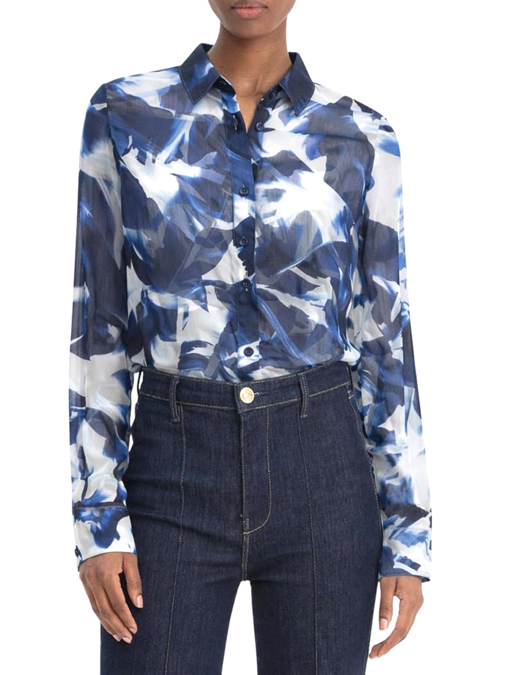 Guess Camicia m/l Donna Mod. W6GRH73 WDW82 PMIB FANTASIA