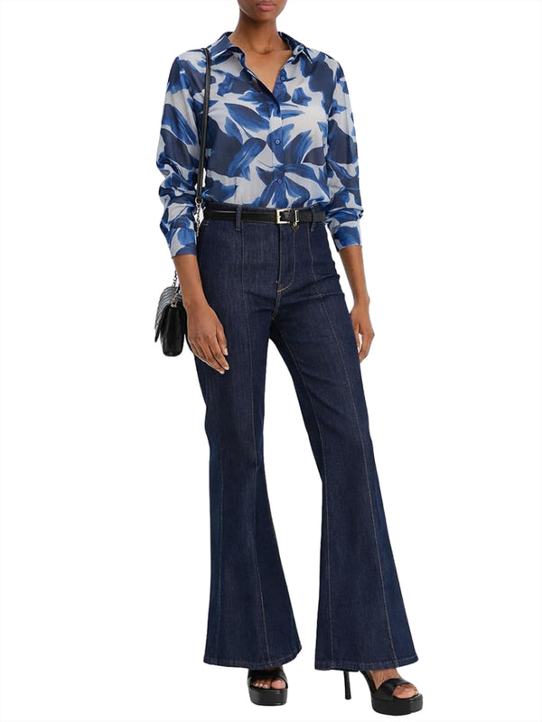 Guess Camicia m/l Donna Mod. W6GRH73 WDW82 PMIB FANTASIA