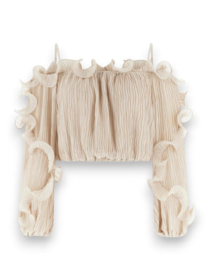 Guess Top Donna Mod. W6RH29 WI342 F1PV Beige