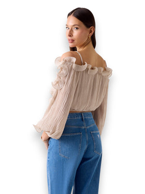 Guess Top Donna Mod. W6RH29 WI342 F1PV Beige