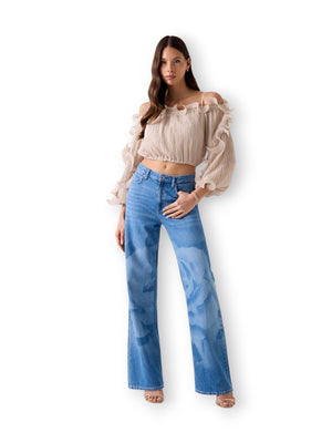 Guess Top Donna Mod. W6RH29 WI342 F1PV Beige