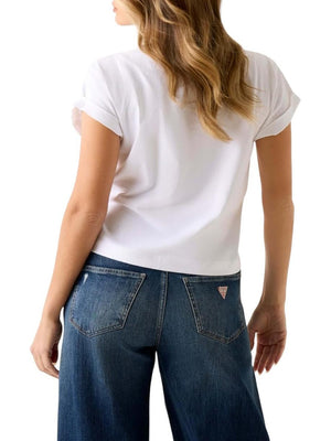 Guess T-shirt Donna Mod. W6RI30 I3Z14 G011 Bianco