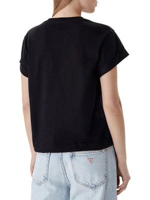 Guess T-shirt Donna Mod. W6RI30 I3Z14 JBLK Nero