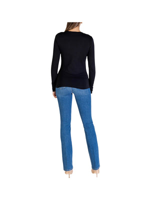Guess T-shitr Manica Lunga Donna Mod. W6RI33 J1314 JBLK Nero