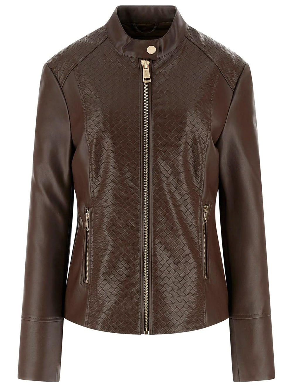 Guess Giubbotto pelle Donna Mod. W6RL52 WL850 G1EA Moro