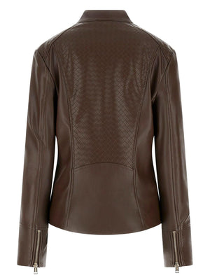 Guess Giubbotto pelle Donna Mod. W6RL52 WL850 G1EA Moro