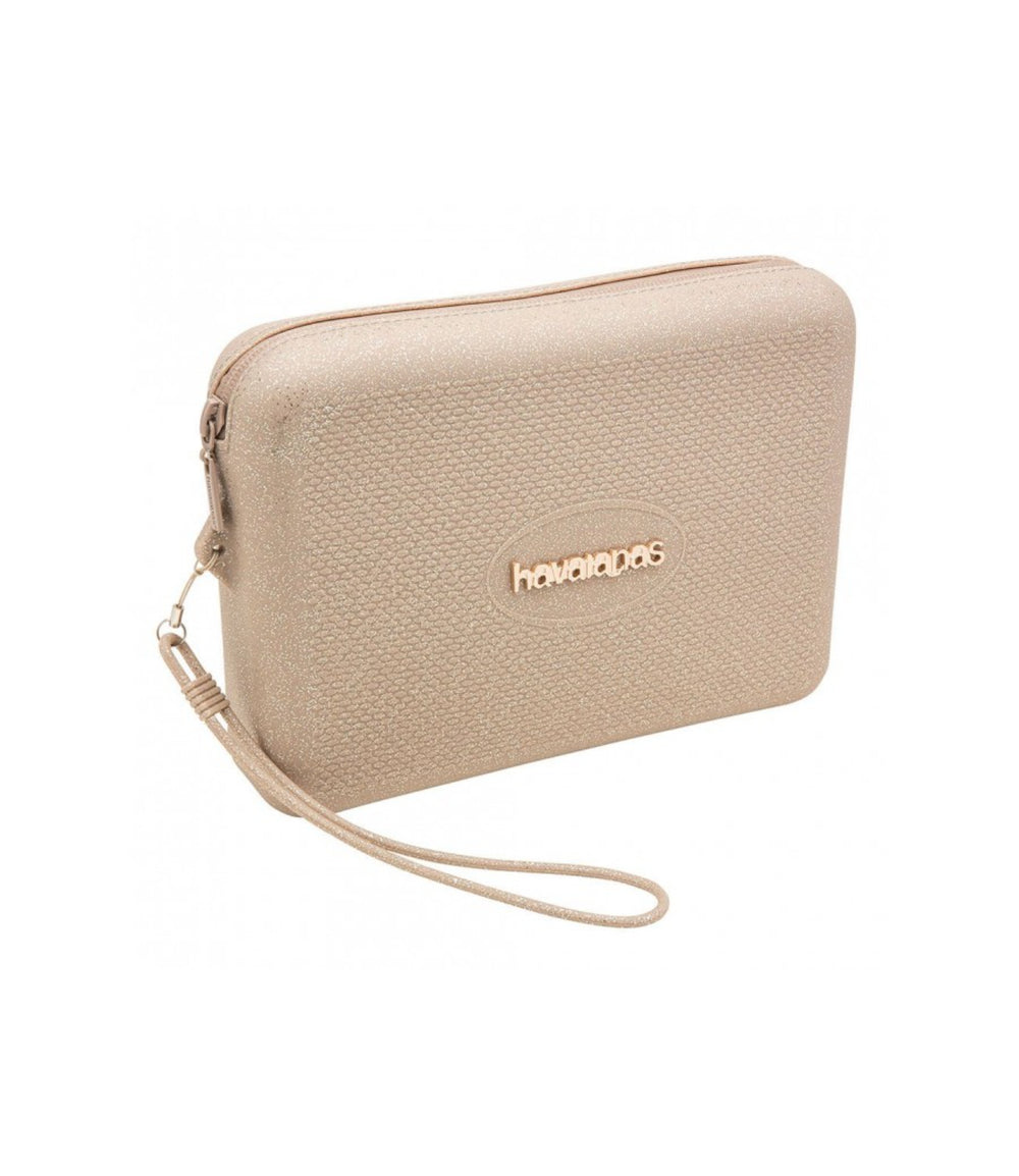 Havaianas Borsa Donna Mod. BEACH NECESSAIRE GLI 4147274 0570 Oro