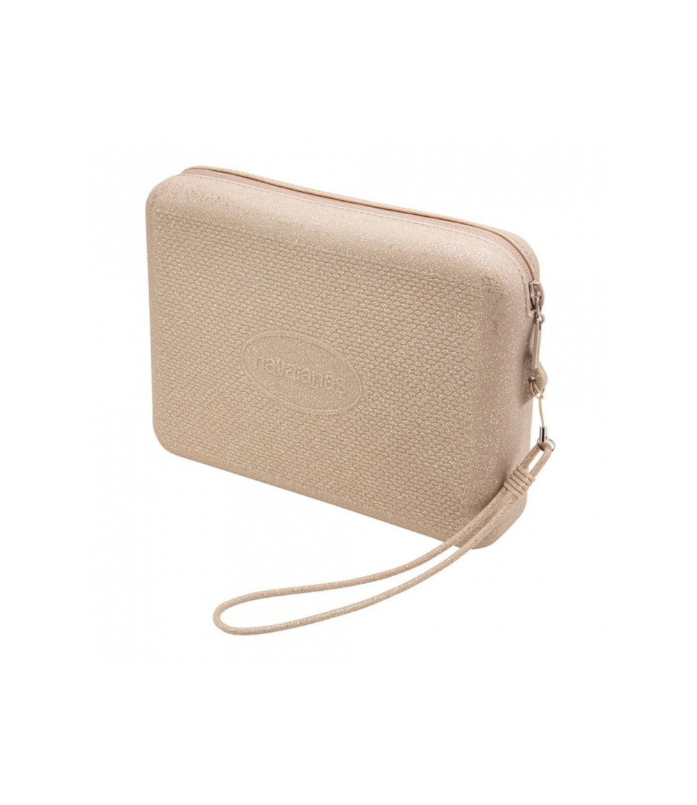 Havaianas Borsa Donna Mod. BEACH NECESSAIRE GLI 4147274 0570 Oro