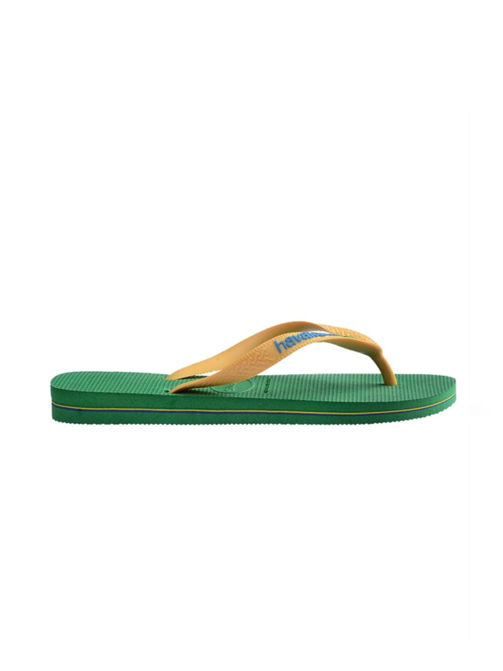 Havaianas Infradito Uomo Mod. BRASIL LOGO 4110850 2079 Verde