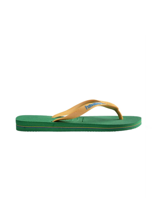 Havaianas Infradito Uomo Mod. BRASIL LOGO 4110850 2079 Verde