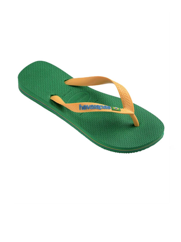 Havaianas Infradito Uomo Mod. BRASIL LOGO 4110850 2079 Verde