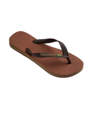 Havaianas Infradito Uomo Mod. BRASIL LOGO 4110850 2815 Marrone