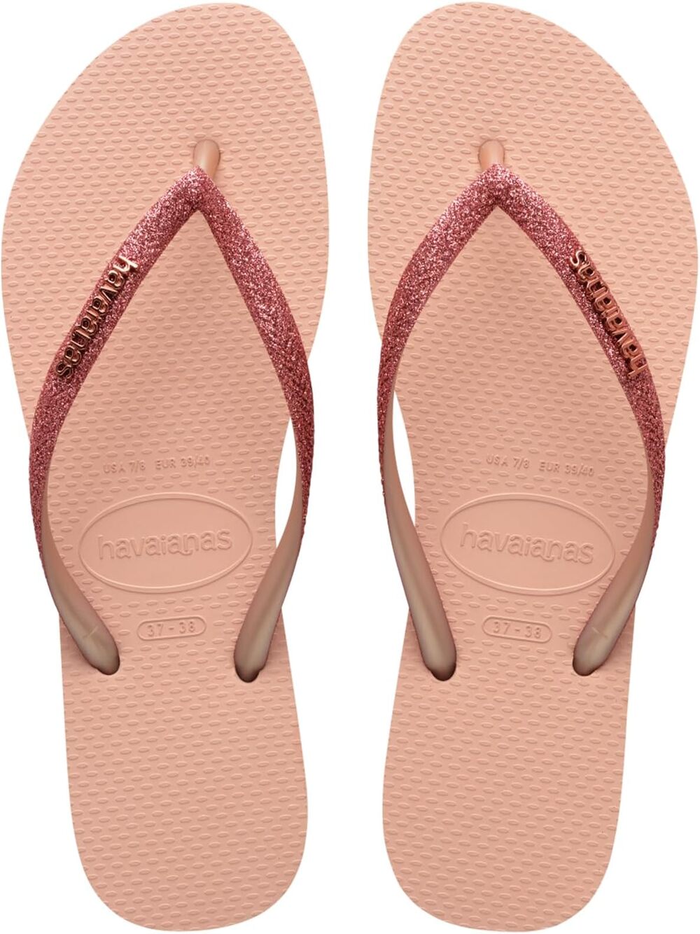 Havaianas Infradito Donna Mod. SLIM LOGO METALIC 4119875 3581 ROSE