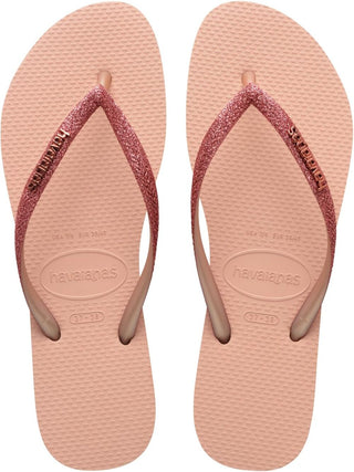 Havaianas Infradito Donna Mod. SLIM LOGO METALIC 4119875 3581 ROSE
