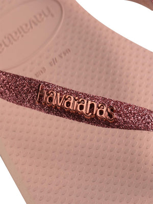 Havaianas Infradito Donna Mod. SLIM LOGO METALIC 4119875 3581 ROSE