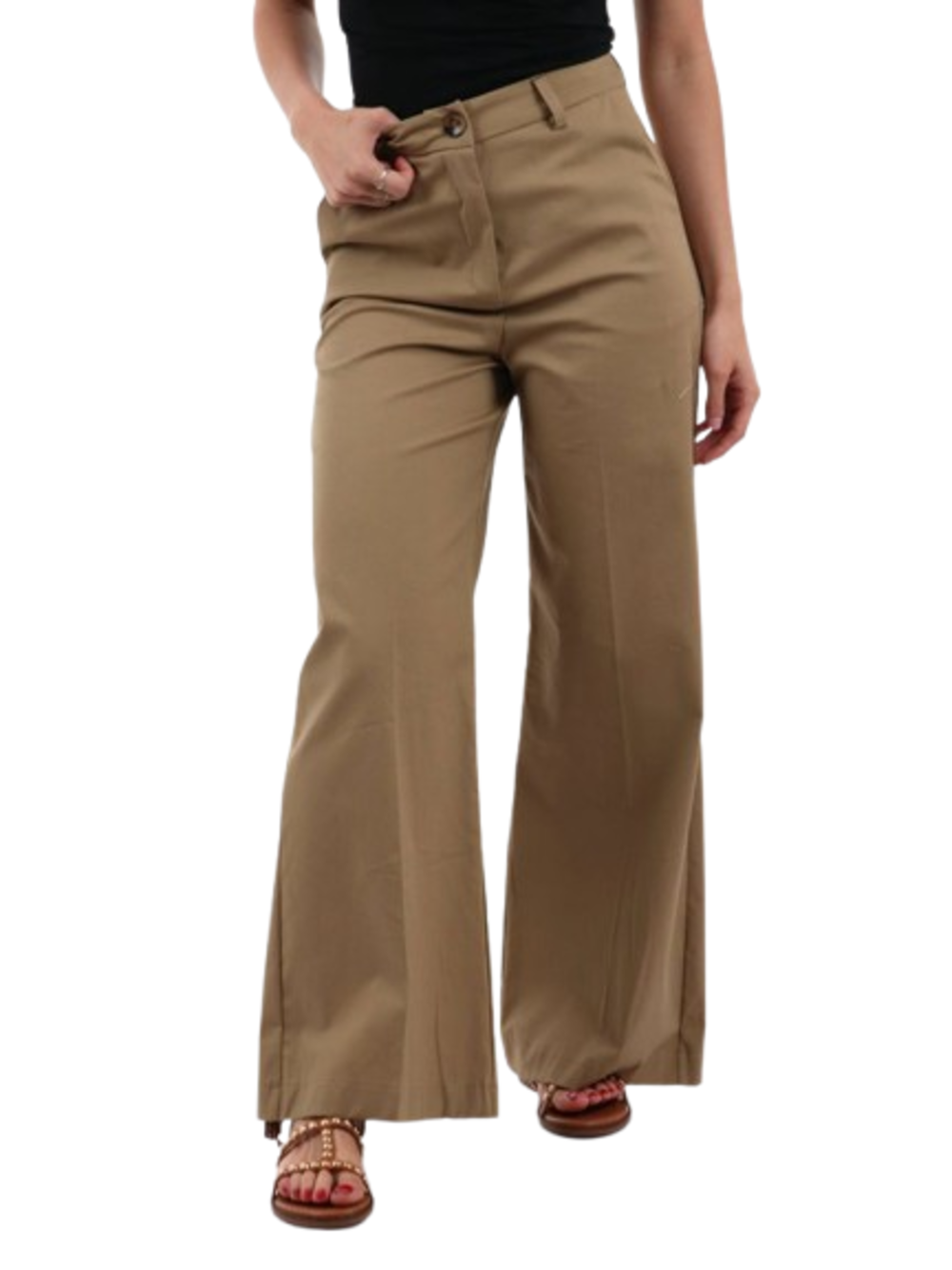 I AM Pantalone Donna Mod. 13528 SABBIA Sabbia