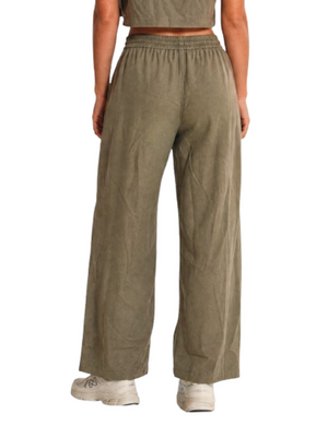 I AM Pantalone Donna Mod. 17449 LINO SALVIA SALVIA