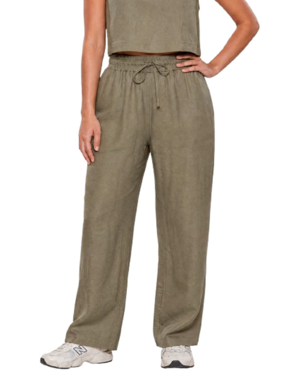 I AM Pantalone Donna Mod. 17449 LINO SALVIA SALVIA