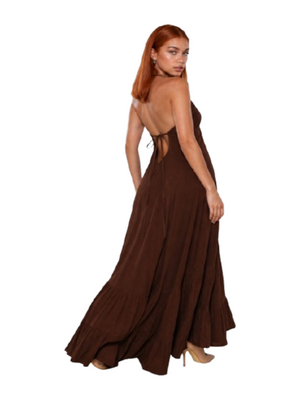 I AM Abito Donna Mod. 19410 CIOCCOLATO