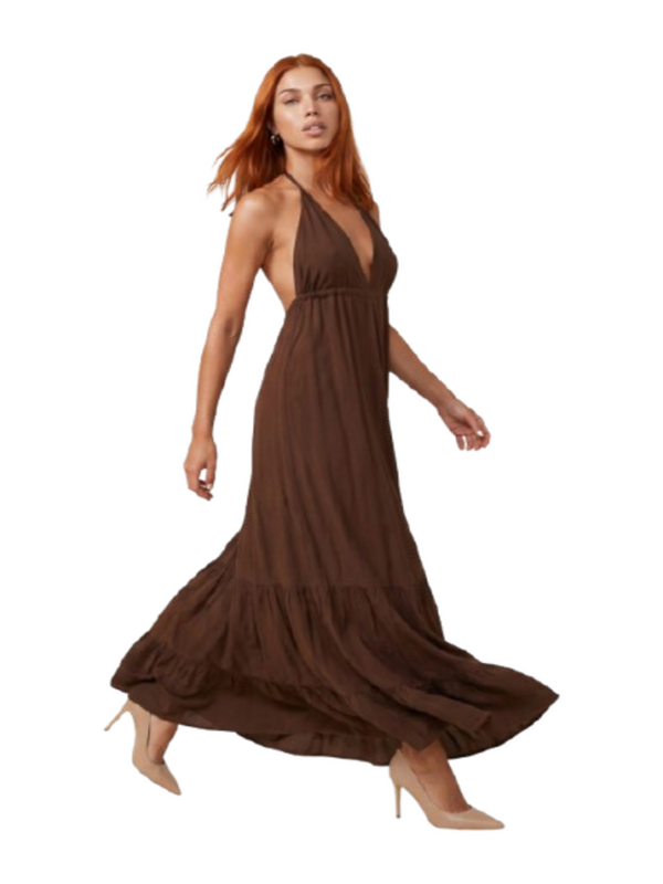 I AM Abito Donna Mod. 19410 CIOCCOLATO