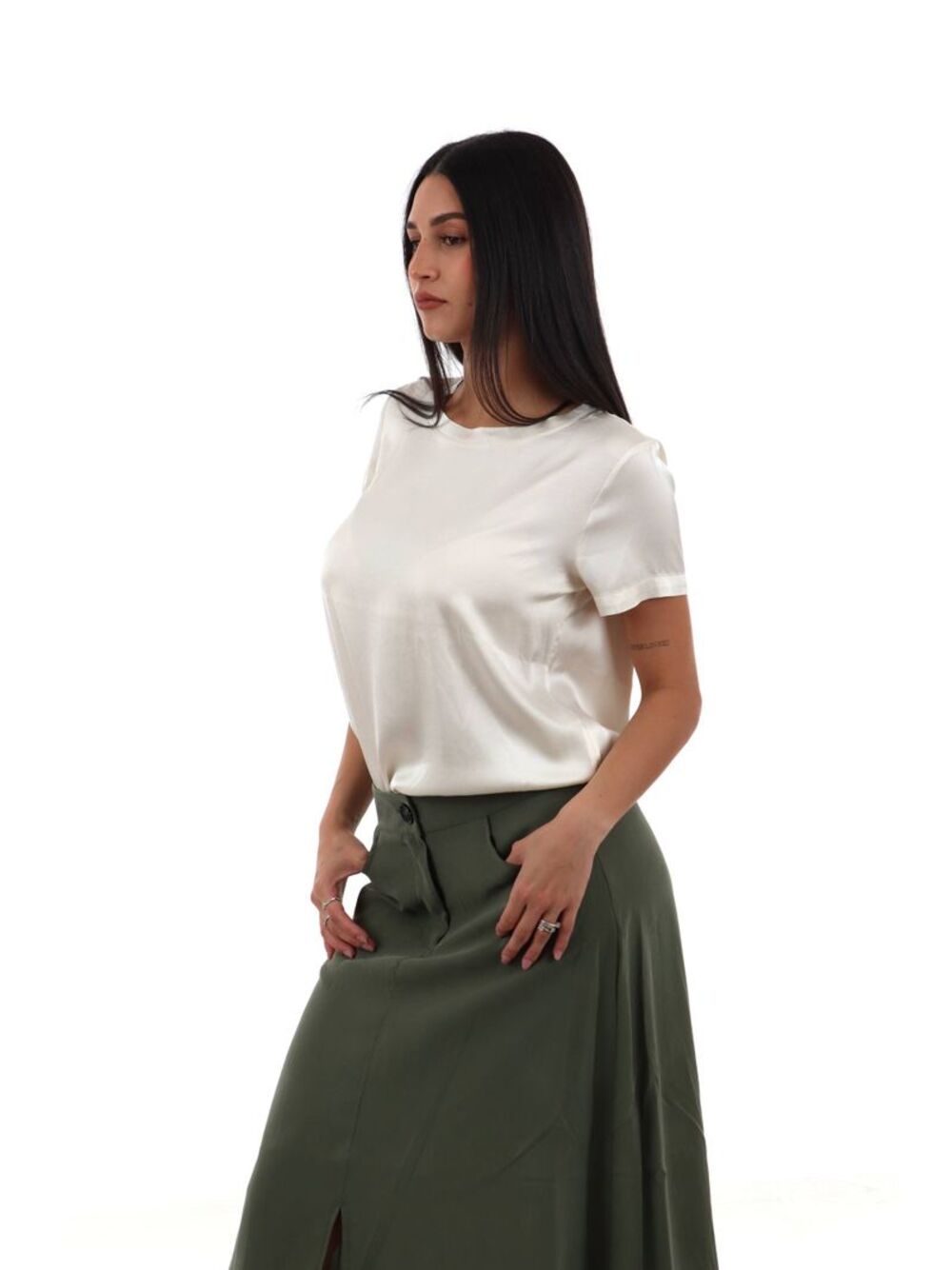 I AM T-shirt Donna Mod. 1951V39 WRASO BURRO Burro