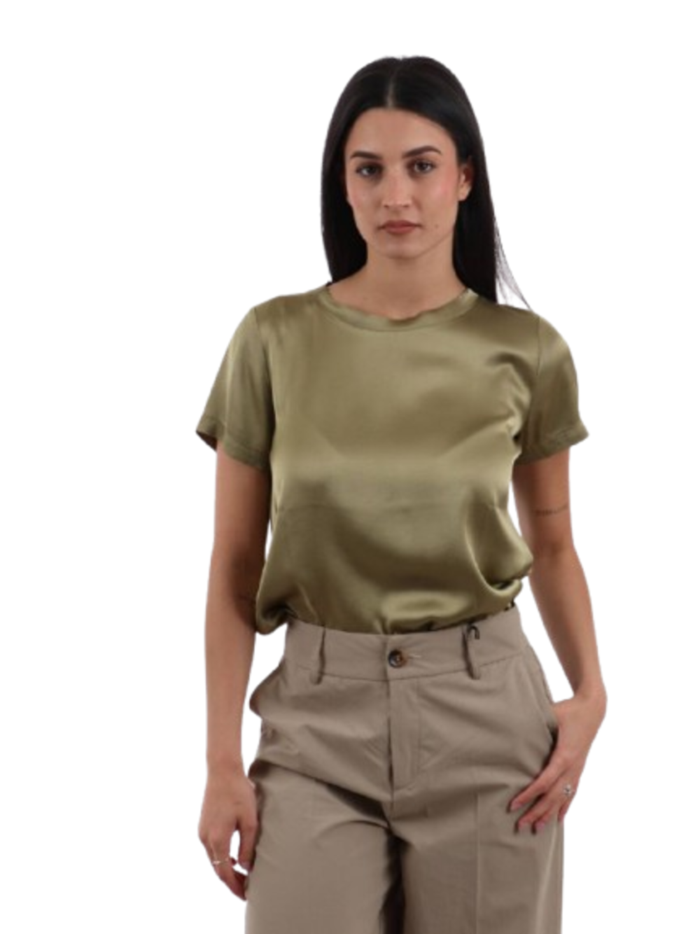 I AM T-shirt Donna Mod. 1951V39 WRASO EGITTO Militare