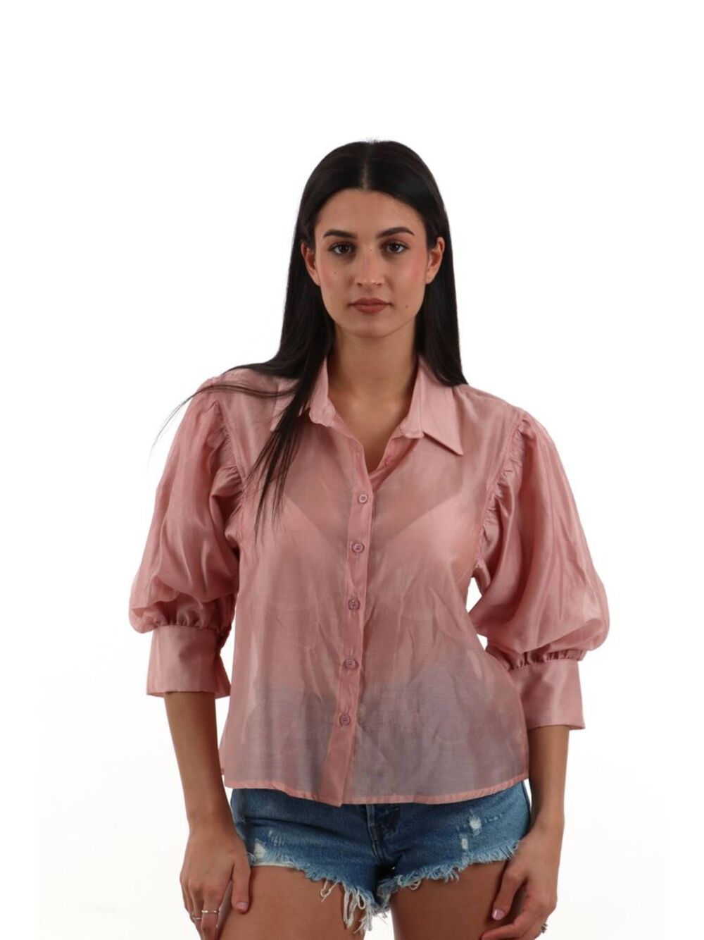 I AM Camicia Donna Mod. 25621 DRESS ROSA Rosa