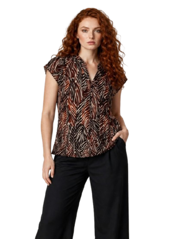 I AM Blusa Donna Mod. 25660 ZEBRA