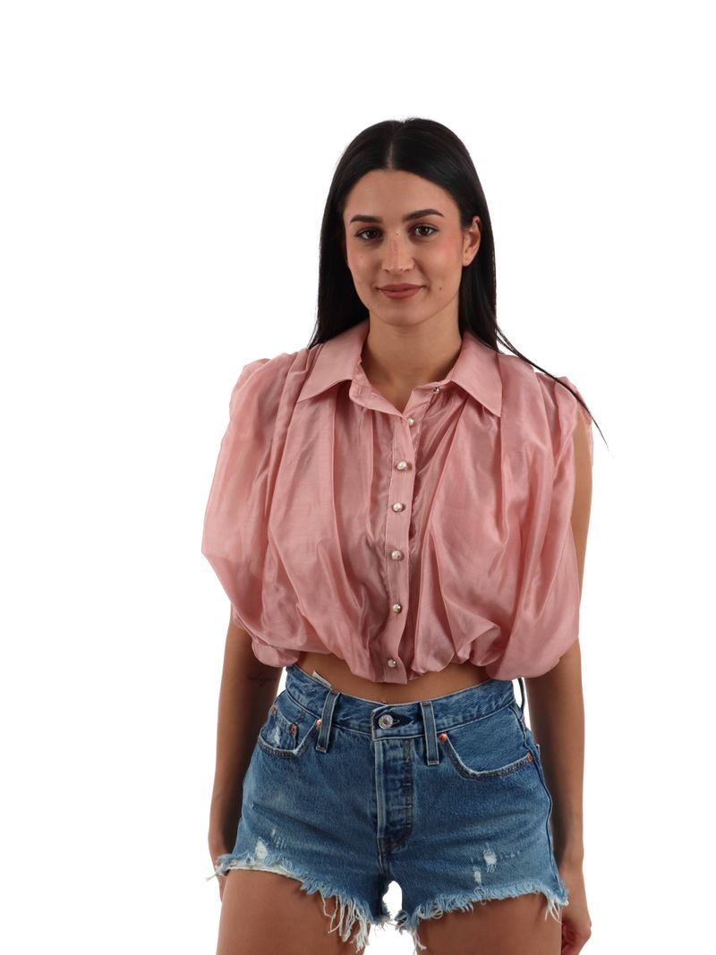 I AM Camicia Donna Mod. 26104 DRESS ROSA Rosa